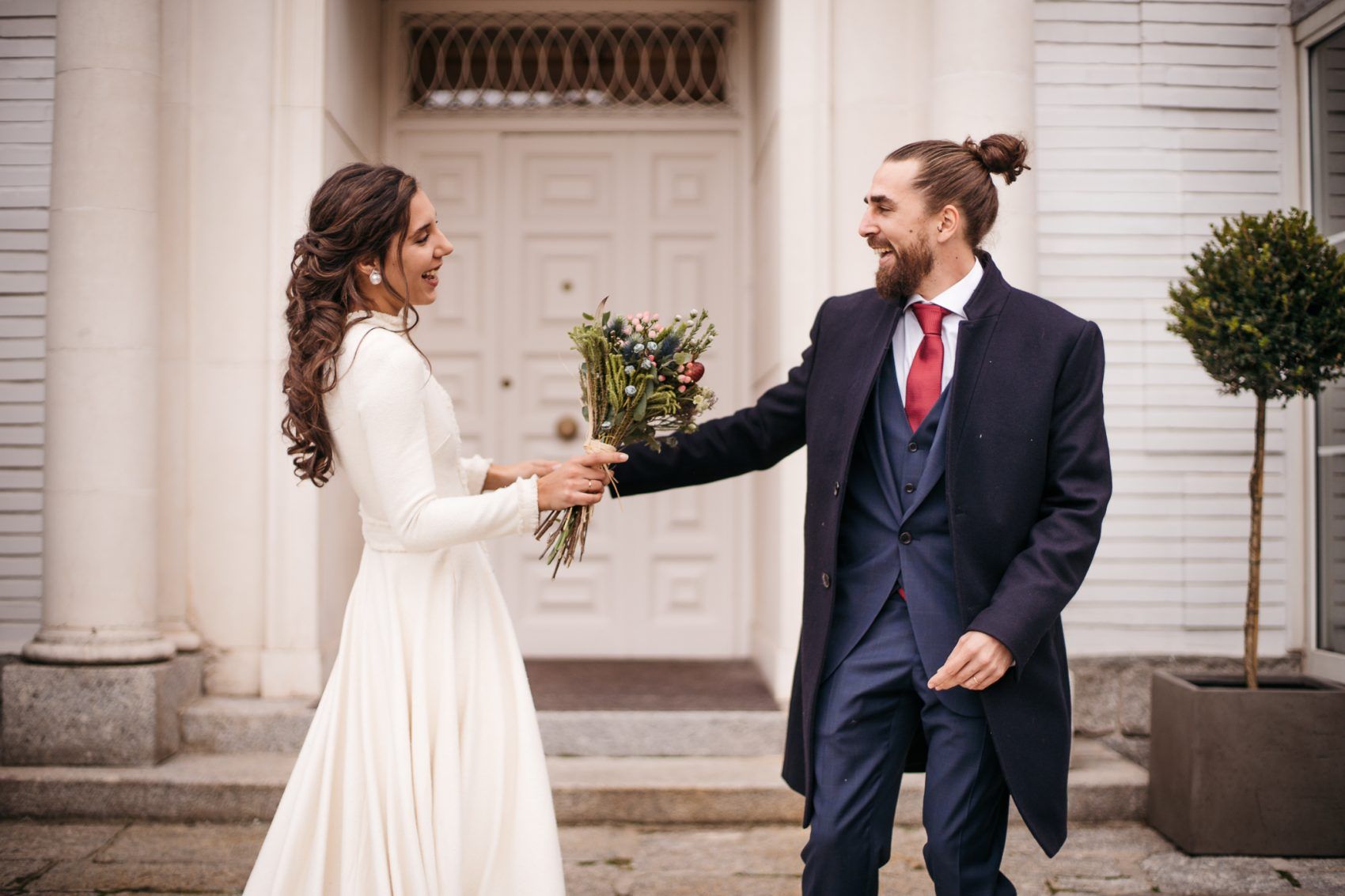 , BORJA+MAR&Iacute;A-Boda de invierno en Madrid